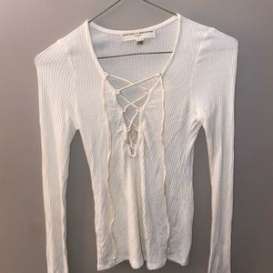 Lace Up Urban Outfitters Top